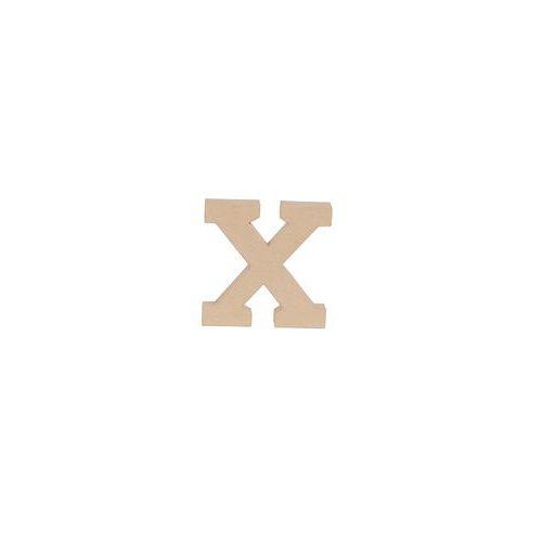 Lettre X kraft 20cm (Lot de 6) thumbnail image 1