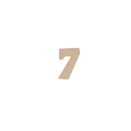 Chiffre 7 kraft 20cm (Lot de 6) thumbnail image 1