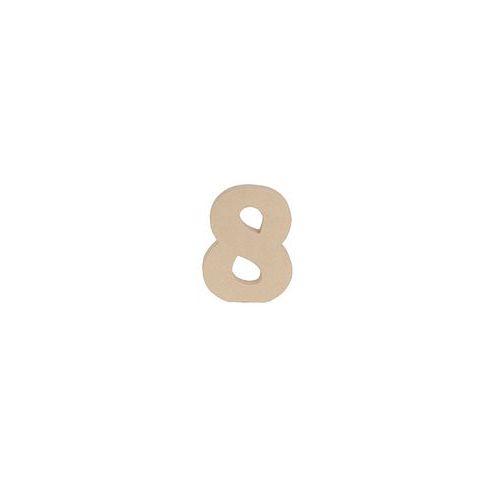 Chiffre 8 kraft 20cm (Lot de 6) thumbnail image 1
