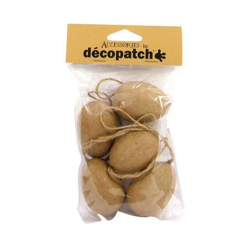 Sachet de 5 œufs à suspendre 4x11x15cm (Lot de 6) thumbnail image 1