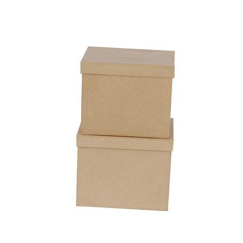 Lot de 2 boîtes rectangles 25x20x20/23,5x18,5x19,5cm (Lot de 2) thumbnail image 1
