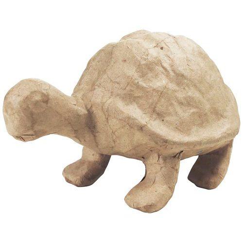 Illustration de : Tortue 13,5 cm en papier mâché à décorer - Décopatch