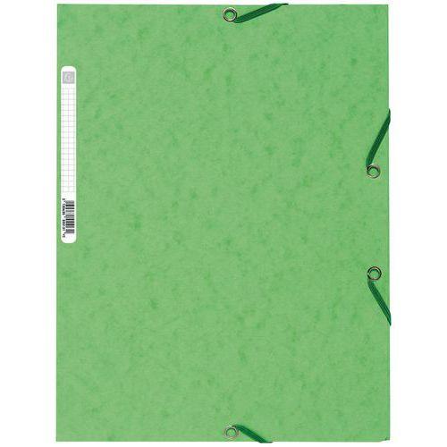Lot de 25 chemises 3 rabats carte lustrée 400g/m2  A4 oeilleul thumbnail image 1