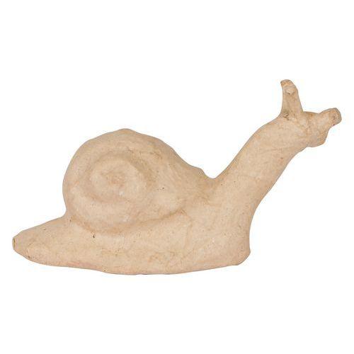 Illustration de : Escargot en papier mâché à décorer - Décopatch