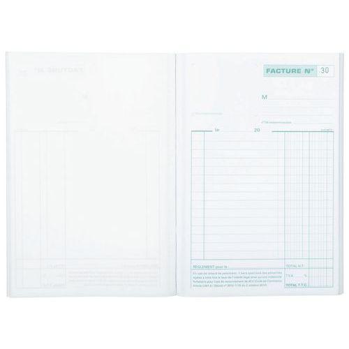 Lot de 10 Manifold factures avec tva 21x14,8cm 50 feuillets tripli thumbnail image 1