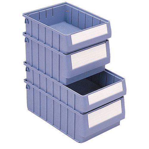 Illustration de : Protège-étiquette - Pour bac-tiroir série RK - lot de 50