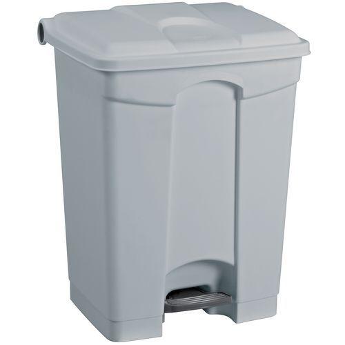 Poubelle plastique agroalimentaire 45 L gris thumbnail image 1