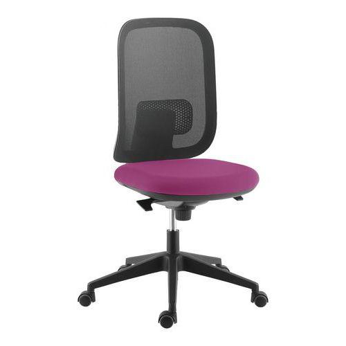 Chaise Alaia dos résille noire contact synchrone magenta thumbnail image 1