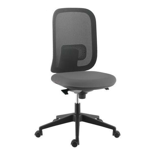 Illustration de : Chaise Alaia dos résille noire contact synchrone Sokoa