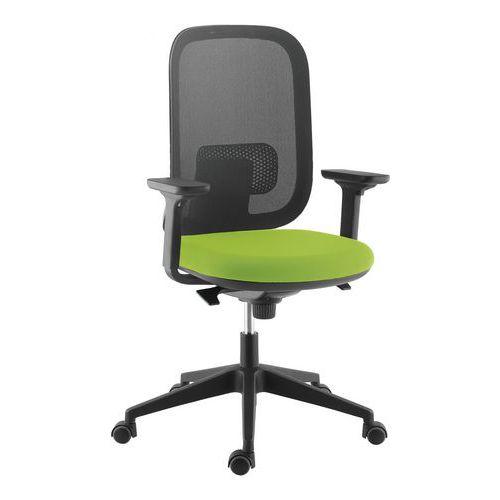 Illustration de : Fauteuil Alaia dos résille noire contact synchrone Sokoa