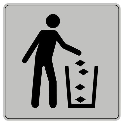 Panneau d’information standardisé ISO 7001 'poubelle' thumbnail image 1