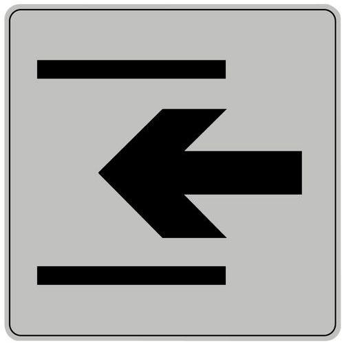 Pictogramme iso 7001 symbole entree 90x90 mm thumbnail image 1