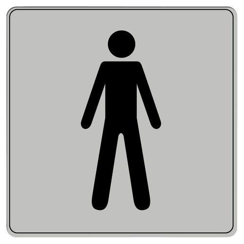 Pictogramme en polystyrène ISO 7001 - Toilette hommes thumbnail image 1