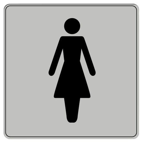 Pictogramme en polystyrène ISO 7001 - Toilette femmes thumbnail image 1