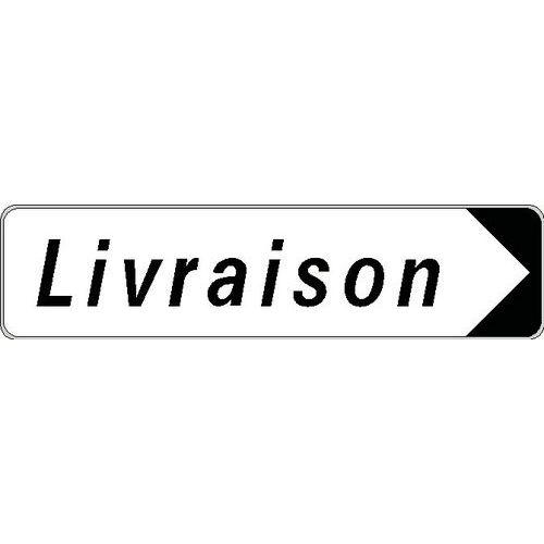 Panneau directionnel standard - Livraison - Longueur 500 mm thumbnail image 1