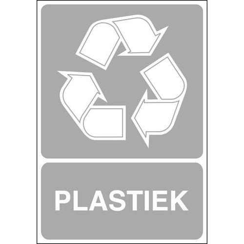 Lot de 5 Panneau de signalisation pour tri sélectif - Plastique thumbnail image 1