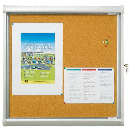 Vitrine intérieur Design -  Fond liège - Porte en plexiglass - Vanerum thumbnail image 1
