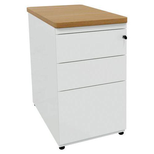 Illustration de : Caisson hauteur de bureau Evidence 3 tiroirs Vinco