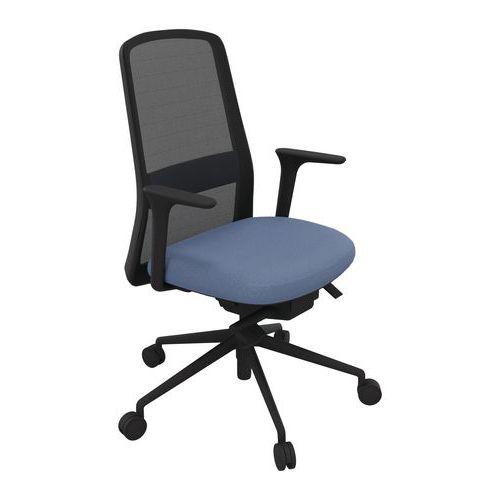 Illustration de : Fauteuil de bureau Diad dossier résille Quadrifoglio