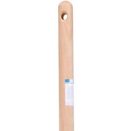 Illustration de : Manche en bois et balai poils synthétiques 80cm - Manutan Expert