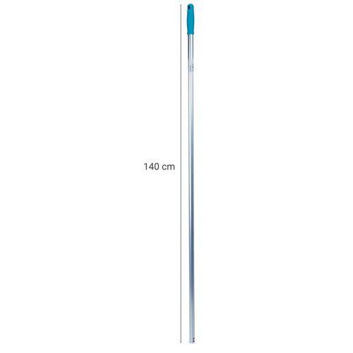 Illustration de : Manche en aluminium 140 cm- Embout encastrable - Manutan Expert