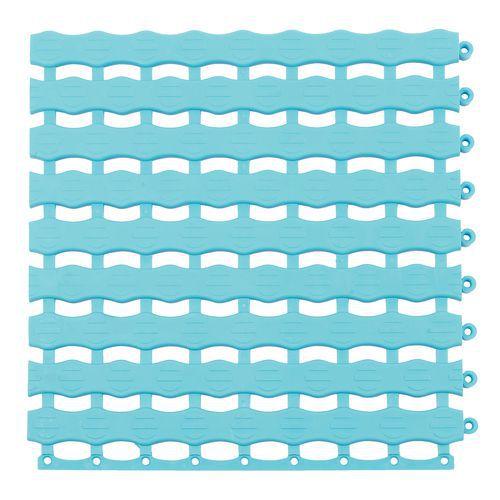 Caillebotis collectifs 27 dalles 33.3 x 33.3 cm - Bleu clair thumbnail image 1