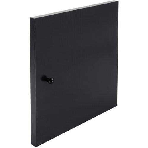 Lot de 2 portes pour meuble de rangement Maxicube - Noir thumbnail image 1