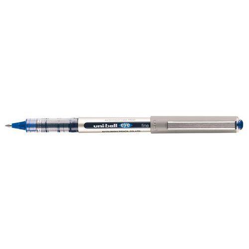 Roller encre liquide EYE Uni-ball pointe métal pointe moyenne 0.7 mm - Bleu thumbnail image 1