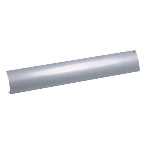 Goulotte passe-câbles fermée Twin-Larg 18.5-Long 76-Ht 10 cm Argent thumbnail image 1