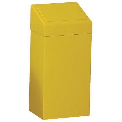 Poubelle en métal - 50 L jaune thumbnail image 1