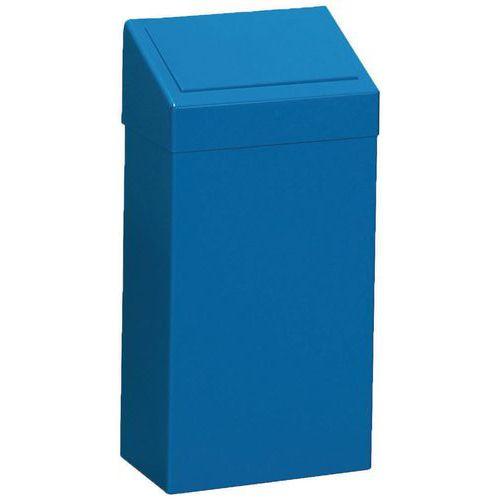 Poubelle en métal - 50 L bleu thumbnail image 1