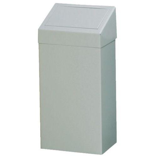Poubelle en métal 50 L gris thumbnail image 1