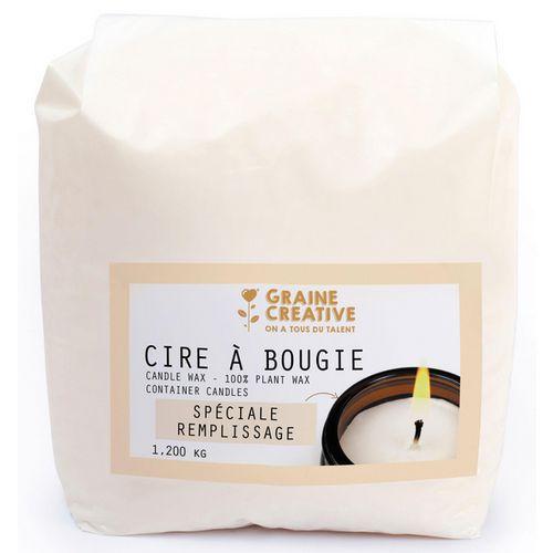 Sachet de 1,2 kg de cire végétale soja pour création bougie thumbnail image 1