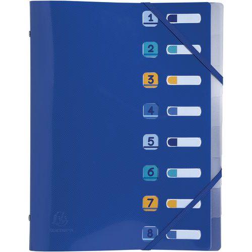 Lot de 10 Trieur 8 compartiments BeeBlue - A4 - Bleu marine thumbnail image 1
