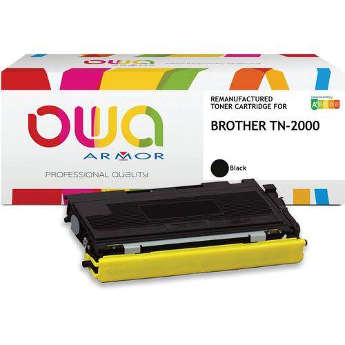 Illustration de : Toner remanufacturé Brother TN-2000 - Noir - Owa