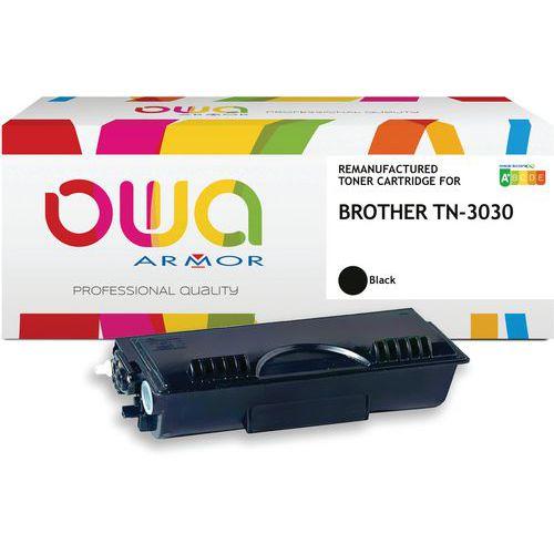 Illustration de : Toner remanufacturé Brother TN-3030 - Noir - Owa
