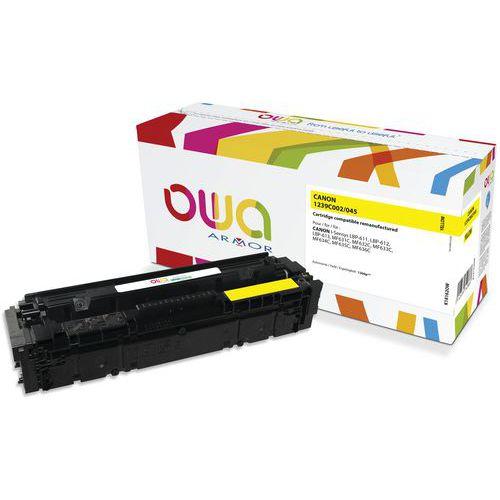 Toner remanufacturé Canon 045 - Jaune thumbnail image 1