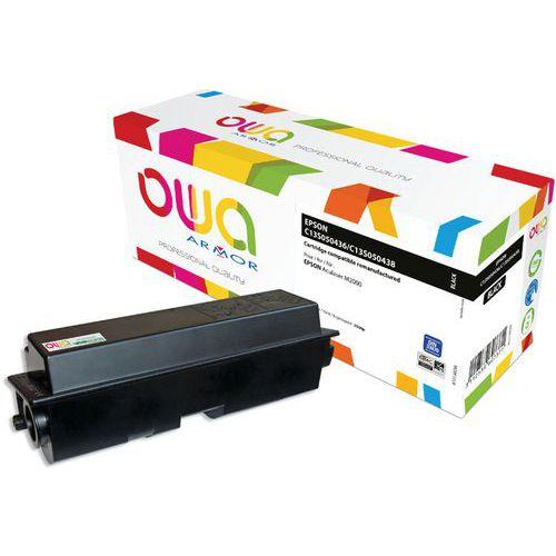 Toner remanufacturé Epson C13S050436, C13S050438 - Noir thumbnail image 1