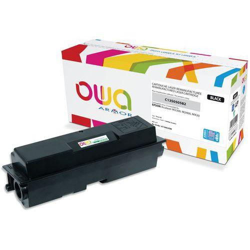 Toner remanufacturé Epson C13S050582, C13S050584 - Noir thumbnail image 1
