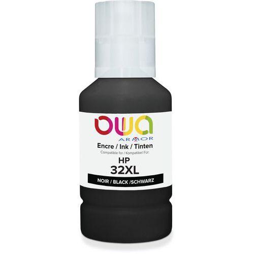 Bouteille d'encre compatible HP 32XL - Noir thumbnail image 1