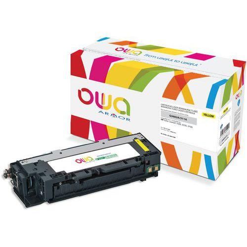 Toner remanufacturé HP Q2682A - Jaune thumbnail image 1