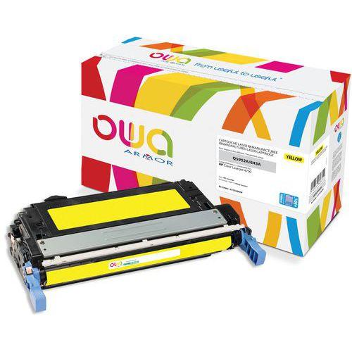 Toner remanufacturé HP Q5952A - Jaune thumbnail image 1