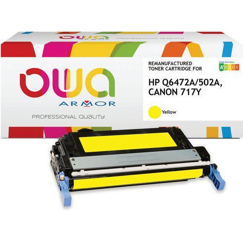 Toner HP Q6472A-CANON 717Y Jaune haute capacité thumbnail image 1