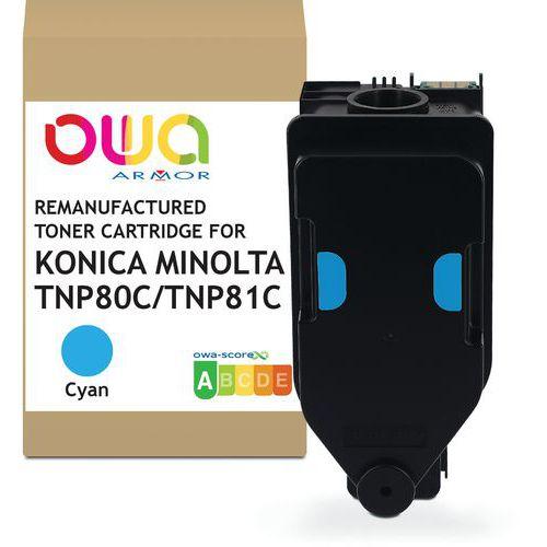Illustration de : Toner remanufacturé Konica Minolta TNP80 - TNP81 - Owa