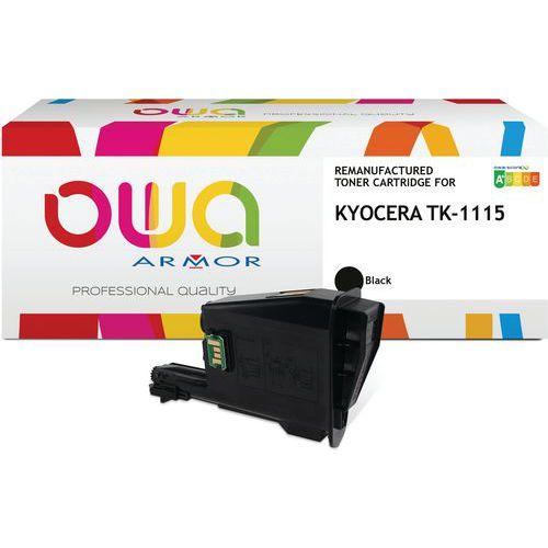 Illustration de : Toner remanufacturé Kyocera TK-1115 - Noir - Owa
