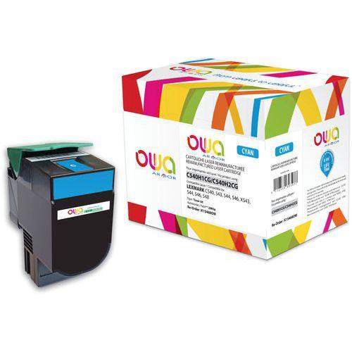 Toner remanufacturé Lexmark C540H1 - Lexmark C540H2 - Owa thumbnail image 1