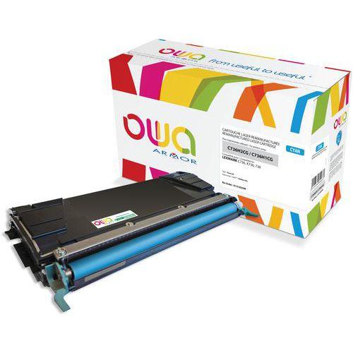 Toner remanufacturé Lexmark C736H1 - Lexmark C736H2 - Owa thumbnail image 1