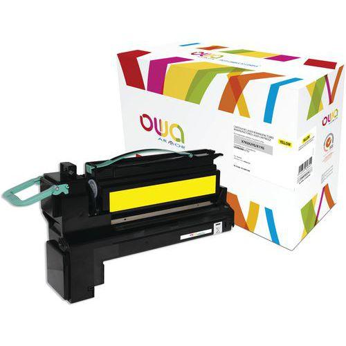 Toner remanufacturé Lexmark X792X1YG - X792X2YG - Jaune thumbnail image 1