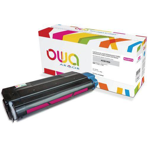 Toner remanufacturé OKI 43381906 - Magenta thumbnail image 1
