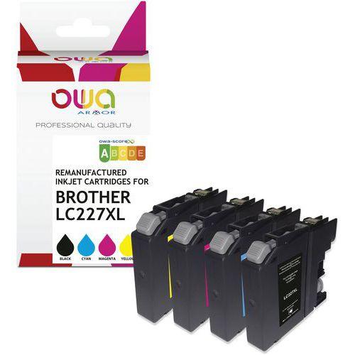 Cartouche remanufacturé Brother LC225XL/LC227XL - 4 couleurs thumbnail image 1